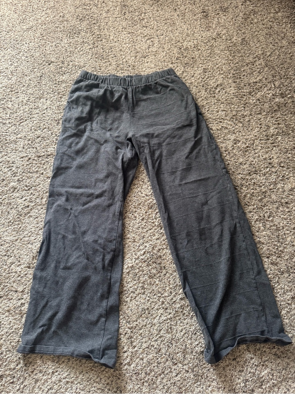 Brandy Melville Gray Wide-Leg Pants